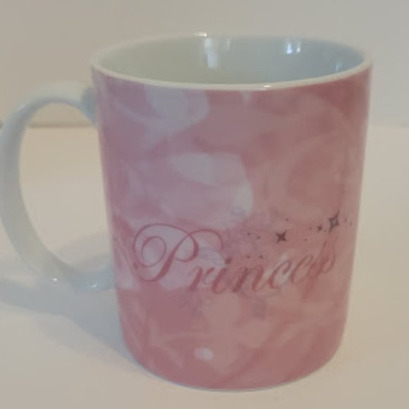 Disney Princess Pink Coffee Mug Cup Belle, Cinderella, Tianna, etc - Picture 2 of 4